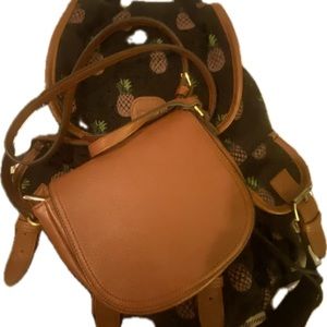 Canvas Purse set with leather cross body bag!!!